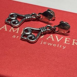 James Avery retired scroll earrings